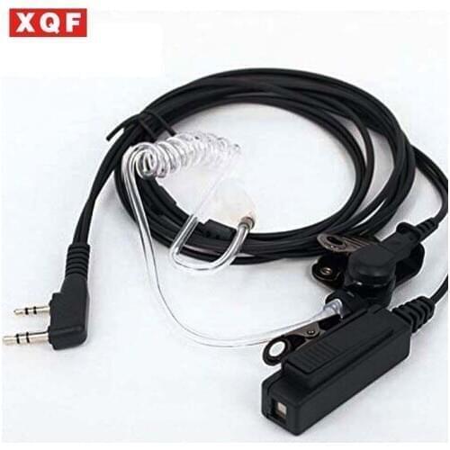 Oppxun CQtransceiver Rugged Heavy Duty Baofeng UV5R UV-5R Headset Detachable Earpiece with Microphone Built In