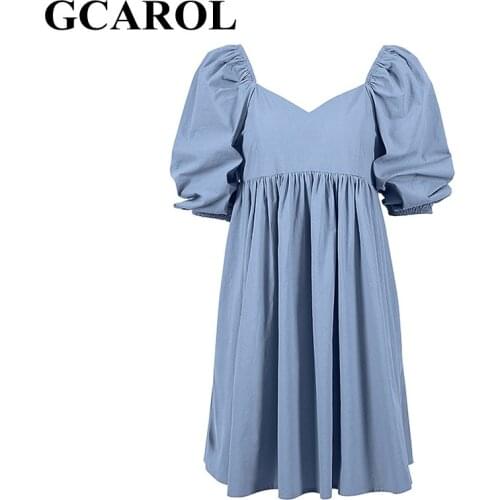 Летние платья мини GCAROL China At AliExpress