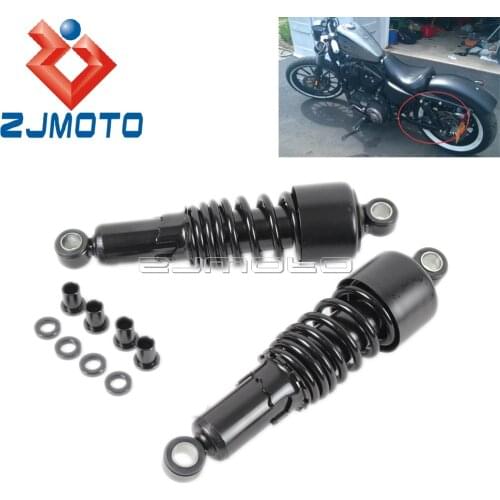 267mm 10.5" Rear Shock Absorbers Lowering Slammer Kits For Harley Dyna FXD Sportster XL1200 XL883 Touring FLH FLT 1980-2016 2017