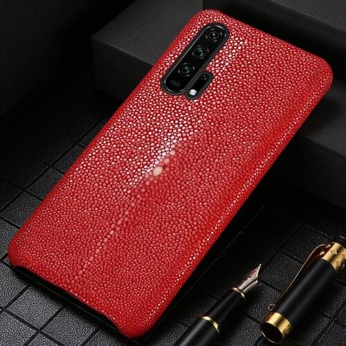 Genuine Stingray Leather Cover Case For Honor 20 Pro 10i 20i 30S 30 Pro 10 9 Lite Cover For 10X 9X 8X Note 10 V30 Pro V20 V10 V9