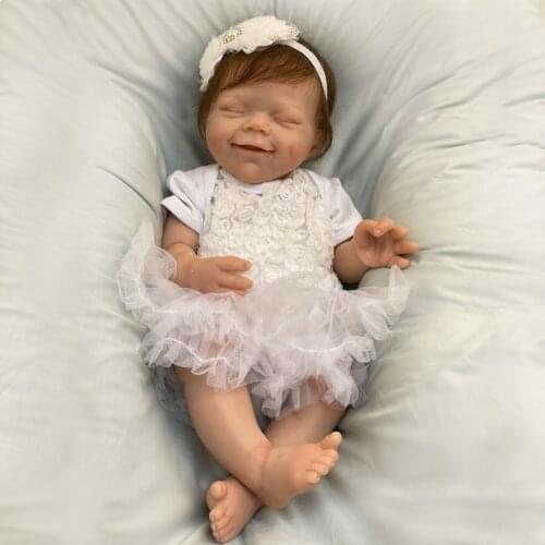 Boneca Bebe Reborn Doll Full Corpo de Silicone Pode Tomar Banho Como Uma Coleção