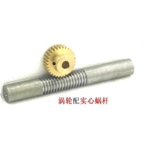 1m20 worm tooth model [20] with metal turbine worm reducer 19mm from the center
