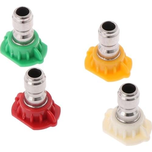 Stainless Steel Quick Connect High Pressure Spray Tip 0 15 25 40 Degree Nozzle