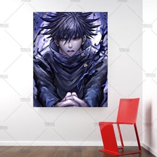 Wall Art Jujutsu Kaisen Pictures HD Printed Fushiguro Megumi Canvas Painting Home Decor Bedroom Background Modular Anime Poster