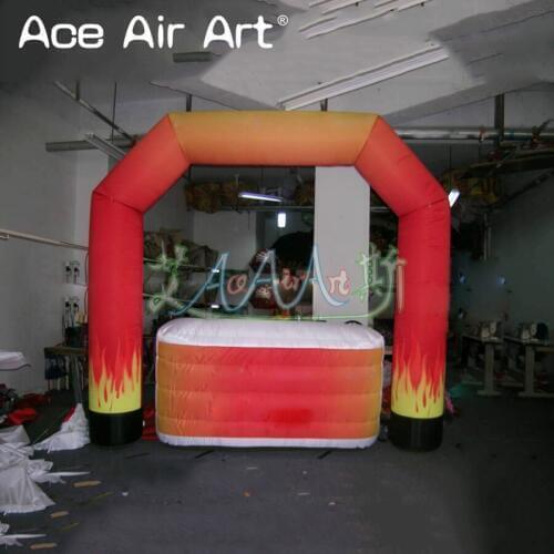New design inflatable arched bar/inflatable drinking bar /inflatable concession booth bar counter for promotion