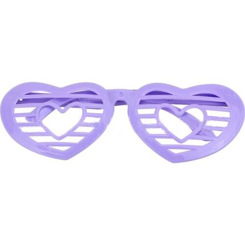 Candy Color Plastic Heart-Shaped Glasses Eyeglasses For Children Kid Toys Holiday Birthday Party Accessories Gift Christmas