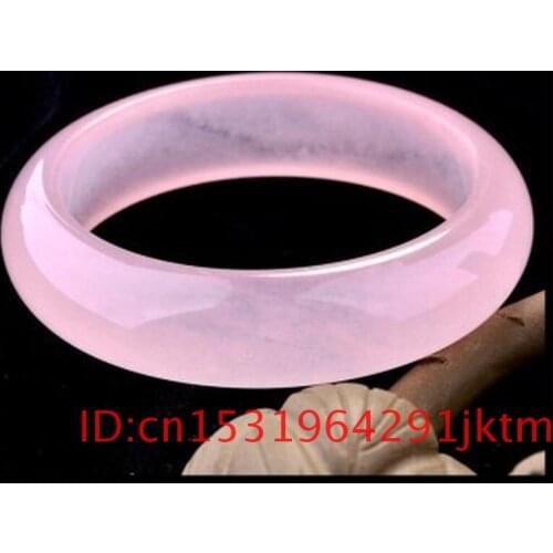 Pink Jade Bangle Bracelet Chinese Jewelry Gifts Natural Fashion Women 5A+ Men Charm for Amulet