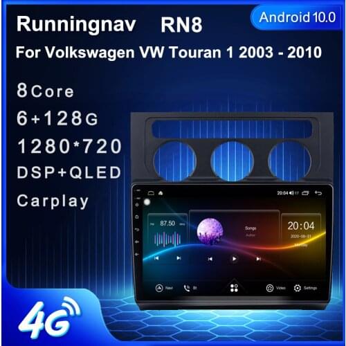 Runningnav For Volkswagen Touran 1 2003-2010 Android Car Radio Multimedia Video Player Navigation GPS
