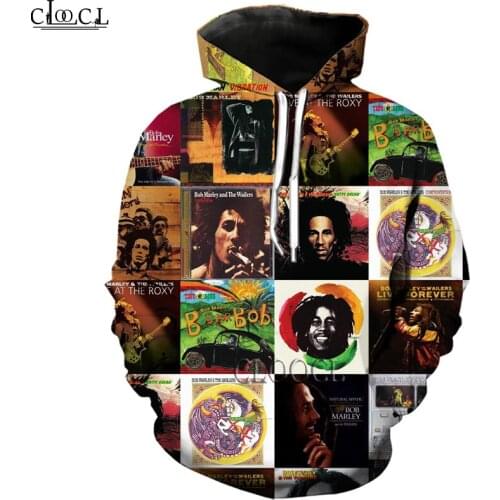 HX Singer Reggae Creator Bob Marley Hoodie Men Women Sweatshirts 3D Print Fashion Harajuku Casual Hooded Tracksuit Drop Shipping