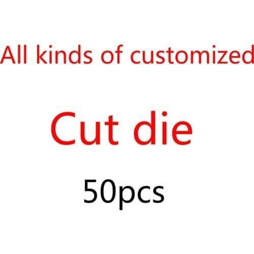 50pus Customized knife mold Stencil for DIY Scrapbooking Album Embossing Paper Cards Making Decor Crafts Die