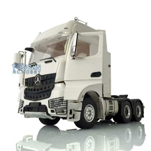 Tractor 1/14 Truck LESU RC Metal 6*6 Chassis Hercul Arco Cabin Servos Motor THZH0797-SMT5