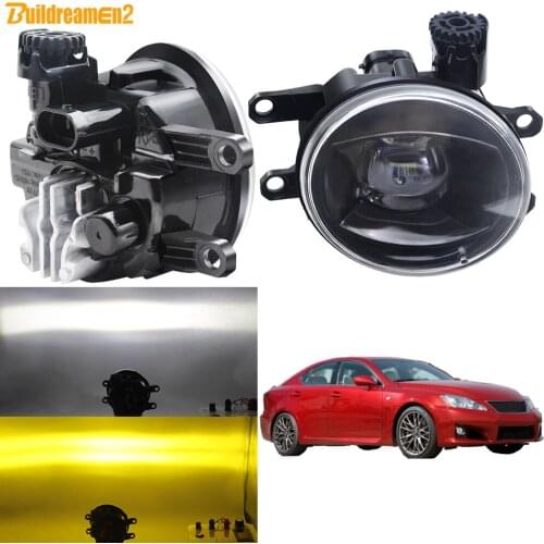 Fog Light Assembly 30W 8000LM Car Front Bumper LED Lens Fog Lamp Daytime Running Light 12V For Lexus IS-F IS F 2008-2013