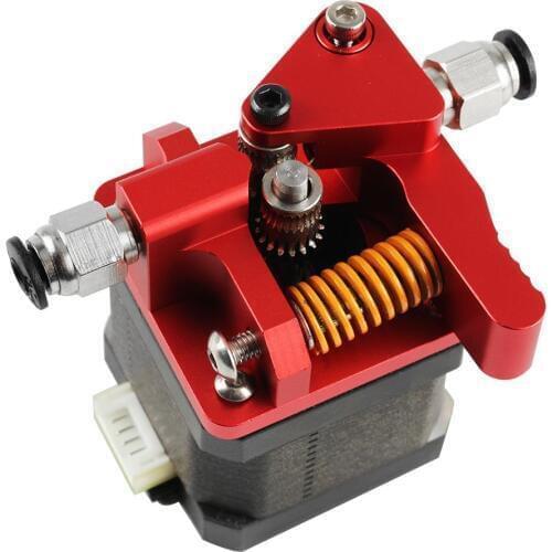 Creality 3D Upgraded Aluminum Dual Gear Pulley Dual Drive Extruder Kit For CR-10 / 10S Pro / Ender-3 / Ender-3 Pro 3D Printer