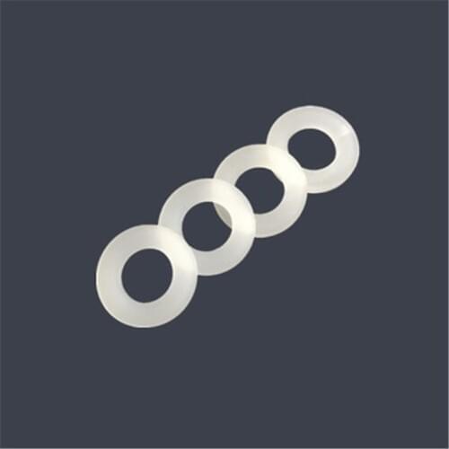 10PCS M4 M5 M6 M8 M10 M12 M14 M16 M20 PVDF Poly Vinylidene Fluoride Round Washer Preservative Strong Acid and Alkali Resistance