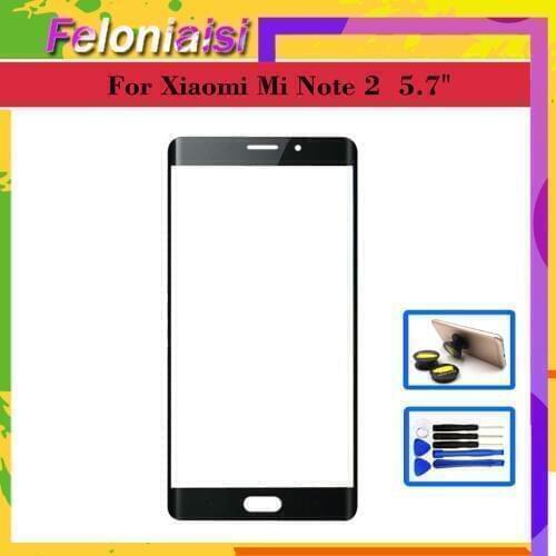 10pcs/lot 5.7" Original TouchScreen For Xiaomi Mi Note 2 Note2 Glass Digitizer Front Outer Panel Lens Replacement Repair Part