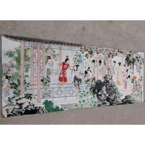 160x60cm/ Chinese silk embroidery painting - Dream of the Red Chamber