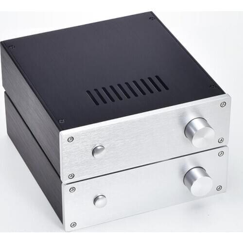 2207 Aluminum Preamp Chassis Headphone Case Power Amplifier Enclosure DAC Box