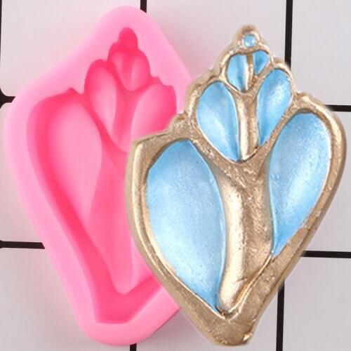 3D Sea Conch Silicone Molds Candy Clay Chocolate Baking Mold DIY Baby Birthday Cupcake Topper Fondant Cake Decorating Tools