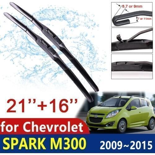 Car Wiper Blade for Chevrolet Spark M300 Daewoo Matiz Creative 2009~2015 2010 2011 2012 Front Windscreen Wipers Car Accessories