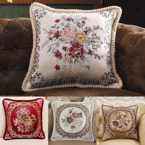 Safe Unique Sofa Couch Cushion Cover Elegant Pillow Cover Dust Proof for Bedroom