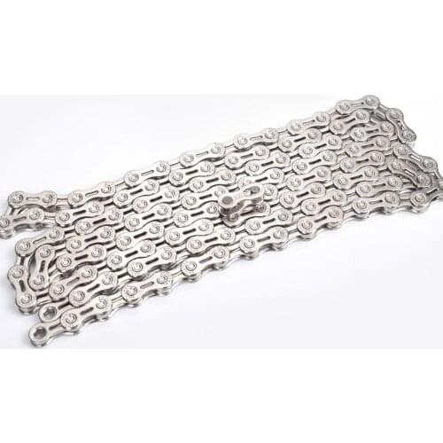 Bicycle Chain Hollow Bike Chains 9 10 11 Speed Ultralight MTB Mountain Road Bike Variable 10X10L27/30 Speed Bike Parts