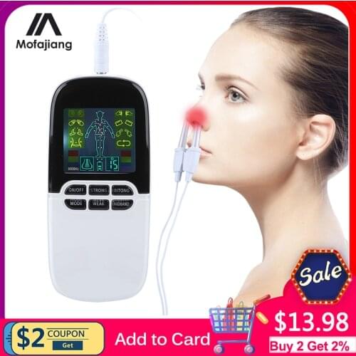 Nose Rhinitis Sinusitis Cure Therapy BioNase Nose Treatment Nose Massage Device Cure Low Frequency Pulse Laser Health Care