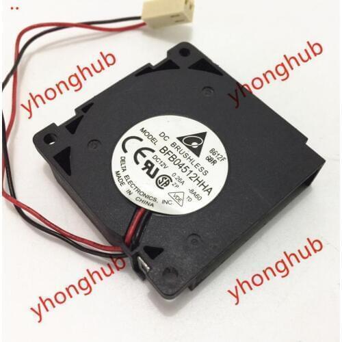 Delta Electronics BFB04512HHA DC 12V 0.26A 45x45x10mm 2-wire Server Cooling Fan