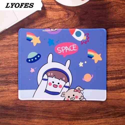 21*26cm Kawaii Mouse Pad Gaming Wrinting Cute Desk Mats for Office Home PC Computer Keyboard Protector Mouse Pad Deskpad girl