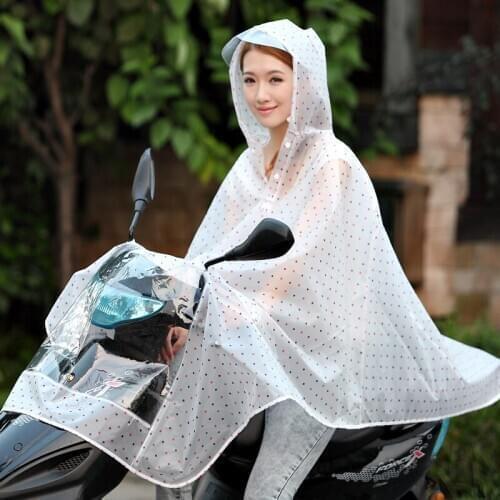 Adult Fashion Bike Raincoat Poncho Female Large Size Raincoat Backpack Riding Impermeable Yagmurluk Erkek Rain Gear EB5YY