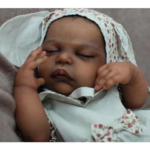 NPK 19inches Reborn Cecily DIY doll Kit Fresh Color Soft Touch Doll Parts with COA