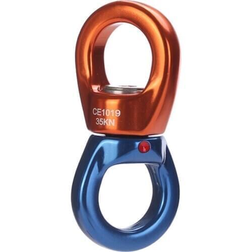 P131 Outdoor rock climbing Universal wheel Fixed connector Rotating connecting ring High-altitude runner ring
