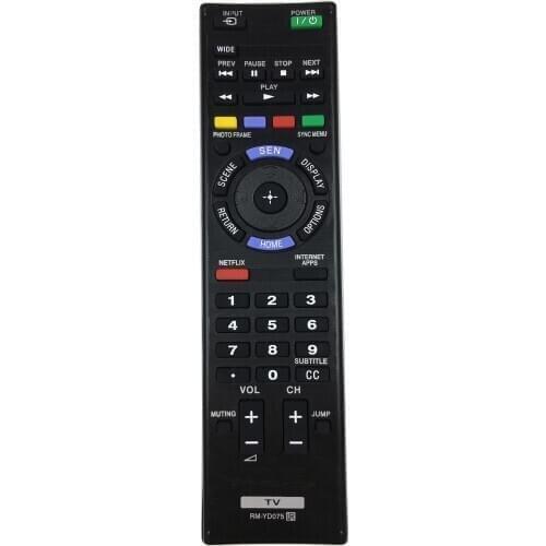 Remote control FIT SONY RM-YD075 RM-YD063 KDL-15G2000 KDL-55EX640 RM-YD018 LCD LED HDTV TV