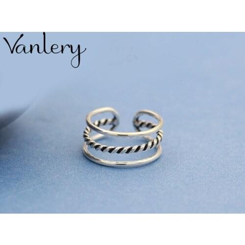 Romantic Charming Open Lines Ring for Women Vintage Boho Party Rings Gothic Punk Jewelry Gifts for Girls