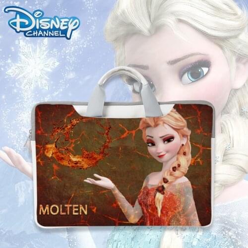 Disney Frozen Elsa Cute Laptop Bag Case for Macbook Air Pro 13 14 15.6 inch Laptop Briefcase Sleeve Waterproof Bag For Dell