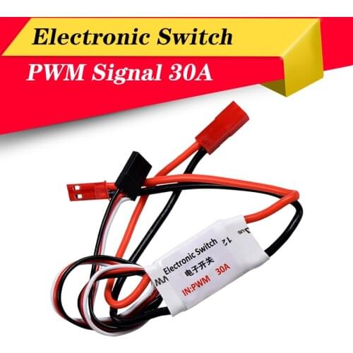 High Quality 30A Current 3.7V-27V Remote Control Electronic Switch RC Pump Switch Receiver PWM Signal