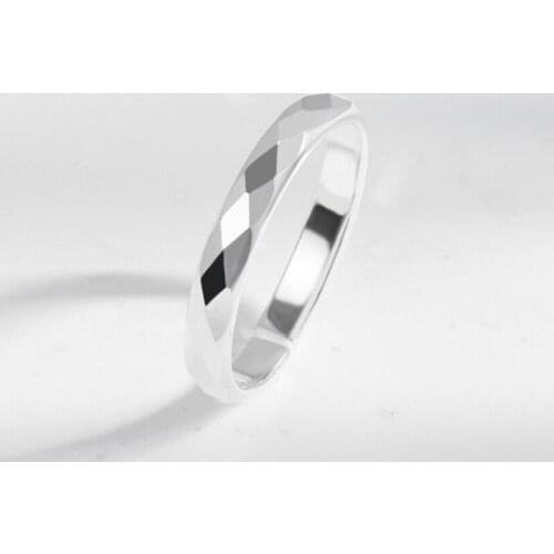 KOFSAC 925 Sterling Silver Ring For Women Simple Geometric Multi-reflective Finger Gift Lady Fashion Ring Engagement Accessories