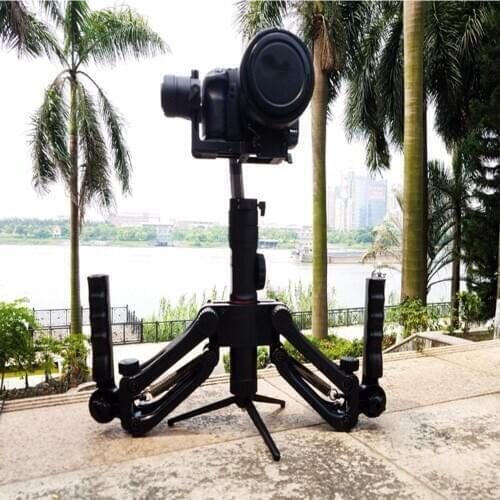 Zhiyun Camera Gimbal Arm with Spring Dual Handle Steadicam Rig 4 Axis gimbal stabilizer for DJI Ronin s
