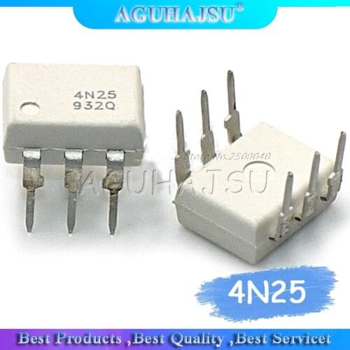 10PCS 4N25 DIP6 DIP DIP-6 photoelectric coupler new and original