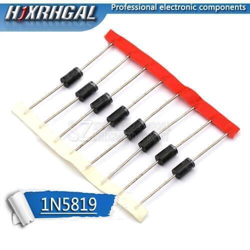 100PCS IN5819 DO-41 1A 40V SCHOTTKY DIODE 1N5819 DIP hjxrhgal
