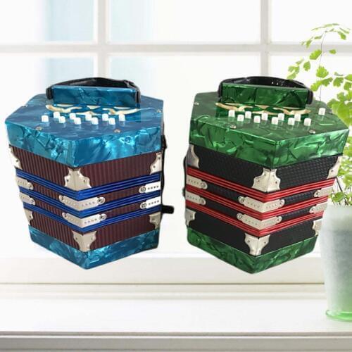 20-Button 40-Reed Anglo Style Concertina Accordion ，Factory direct supplyQuality assurance