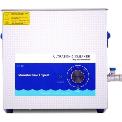 6.5L Ultrasonic Cleaner Machine With Cleaning Basket For Sliver Jewelry Glasses Necklace Manicure Tools Dental Cleaning 220V