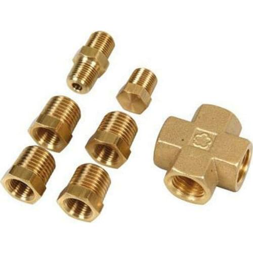 Adapter distributor oil pressure oil temperature sender sensor 1/8 "-27 NPT 1/4" -18 NPT vehicle