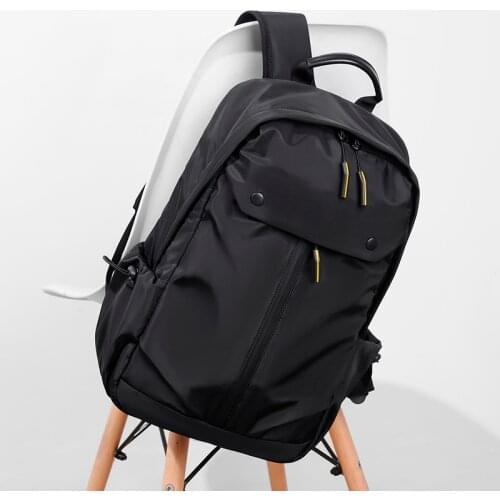 British Black Business Backpack Men 2021 Brand Simple Fashion 15.6 In Laptop Back Pack Student School Bag Youth Sports Backbag