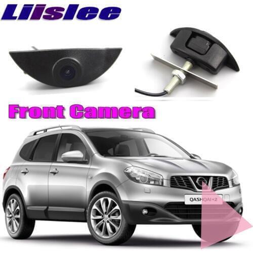 For Nissan Qashqai J10 J11 2006~2020 Car LOGO Front Night Vision HD Waterproof Wide Angle Degree Embedded Blind Spot Area Camera
