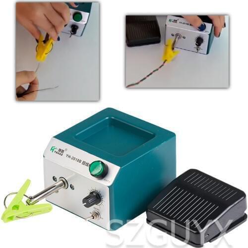 Adjustable speed electric twisting machine positive and negative shielded wire twisted pair braided wire winding machine