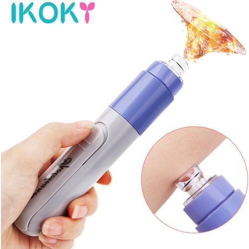 IKOKY Nipple Sucking Licking Blowjob Vibrator Clit Sucker Oral Vibrating Clitoris Pump Stimulator Massager Sex Toys for Women