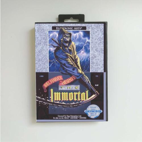 The Immortal - USA Cover With Retail Box 16 Bit MD Game Card for Sega Megadrive Genesis Video Game Console
