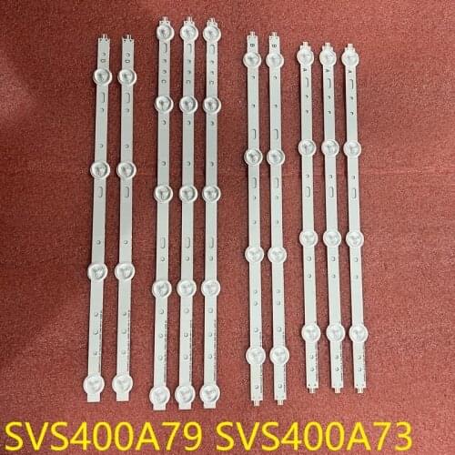 !New Original Kit 10 PCS LED strip for Toshiba 40D1333B 40L1333B 40PFL3208T LTA400HM23 SVS400A79 A/B/D/C/D SVS400A73