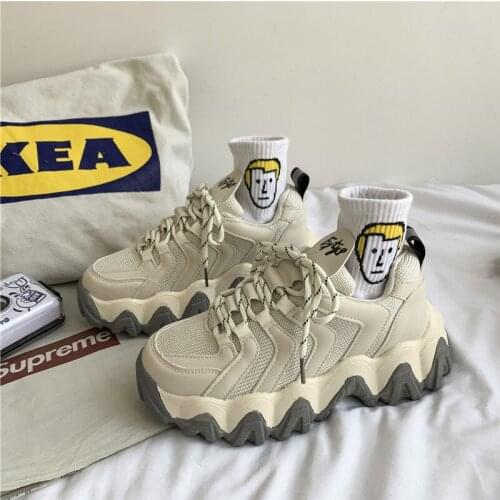 Chunky Sneakers Womens Shoes Summer New 2021 Fashion Women Shoes Casual Sneaker Designer Sneakers Woman Tennis Female Basket 40