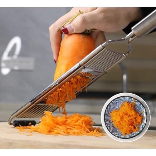 Multifunctional Vegetable Cutter, Grater, Shredder, Slicer, Stainless Steel Grater, Three-in-one